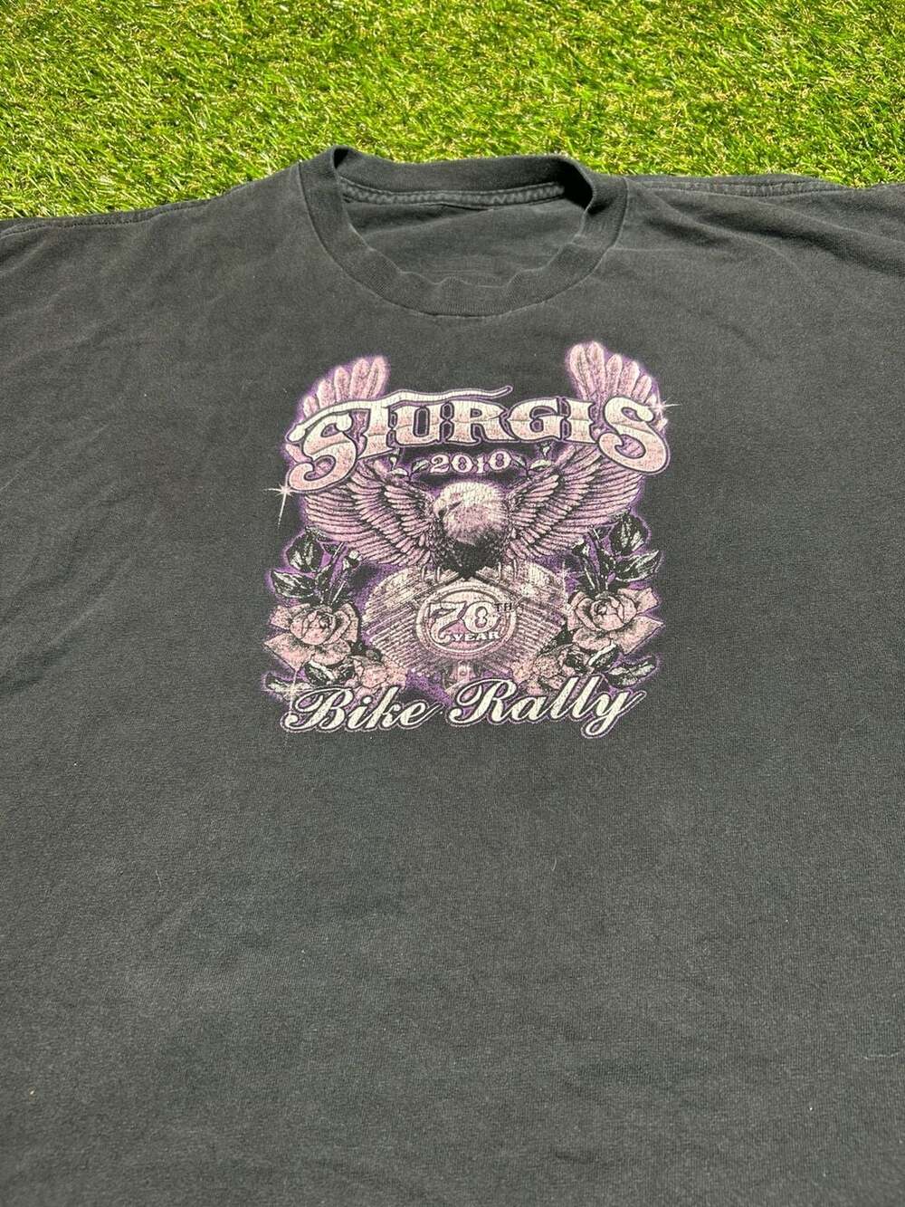 Vintage 2010 Sturgis Motorcycle Rally 70th Graphic T-Shirt